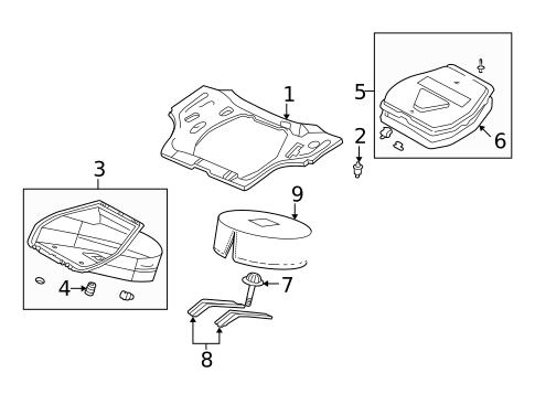 Interior Trim - Hood for 2003 Toyota MR2 Spyder #0