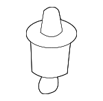 90467A0016C0 - Body: Trim Cover Clip for Scion: iM, iQ, tC, xB | Toyota: Avalon, C-HR, Corolla, Corolla iM, FJ Cruiser, Land Cruiser, Matrix, Mirai, MR2 Spyder, Prius, Prius Plug-In, Prius V, RAV4, Sequoia, Solara, Tacoma, Tundra Image