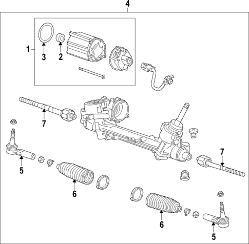 Steering Gear & Linkage for 2017 Buick Regal #1