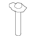 WHT001506A - Cooling System: Radiator Upper Bolt for Porsche Image