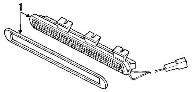 F3DZ13A613A - Electrical: High Mount Lamp for Ford Image