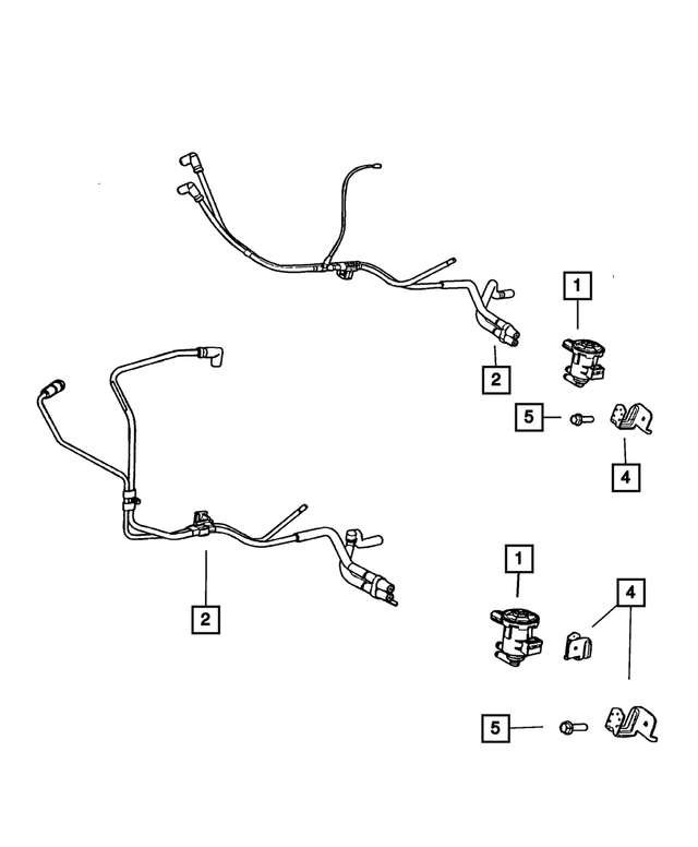 4591679AA - Emission Systems: Vacuum Vapor Harness for Mopar Image image