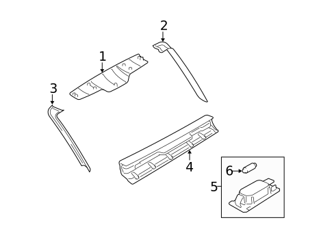 Interior Trim for 2005 Land Rover Range Rover #0