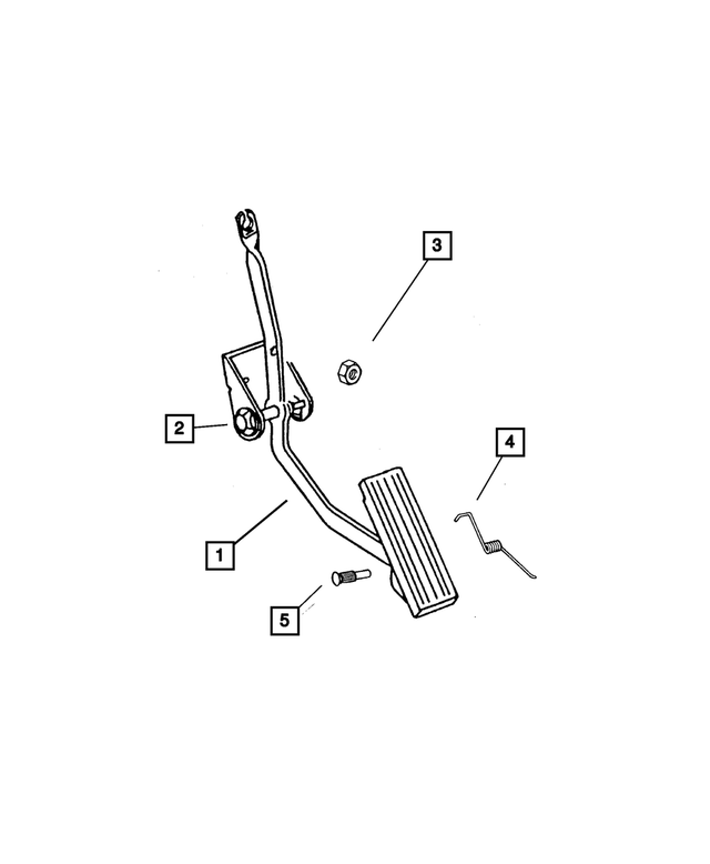 52078714AC - Fuel: Accelerator Pedal for Mopar Image