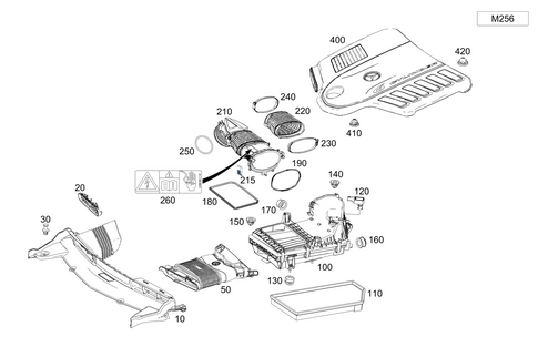 Air Intake, Gasoline Vehicles for 2021 Mercedes-Benz AMG GT 53 #0