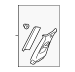 858303Q000TX - Body: Upper Center Pillar Trim for Hyundai: Sonata Image