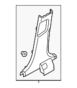 858453Q002HZ - Body: Lower Center Pillar Trim for Hyundai: Sonata Image
