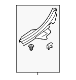 858753Q000RY - : Rear Sill Plate for Hyundai: Sonata Image