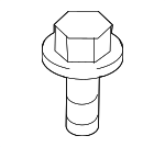 31106760122 - Fuel System: Tank Strap Bolt for BMW Image