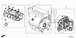 6110R44A00 - Engine: GASKET KIT, CYLINDER HEAD for Acura Image