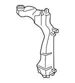 19101PZA000 - Cooling System: Engine Coolant Reservoir for Honda: Civic Image