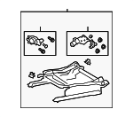 7201033590 - Body: Seat Adjuster for Lexus: ES250, ES300h, ES350, UX200, UX250h, UX300h Image