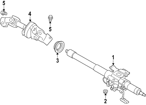 Steering Column Assembly for 2025 Subaru Forester #0