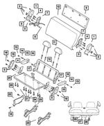 UE482L5AA - Interior Trim: Seat Riser Cover, Right for Mopar Image