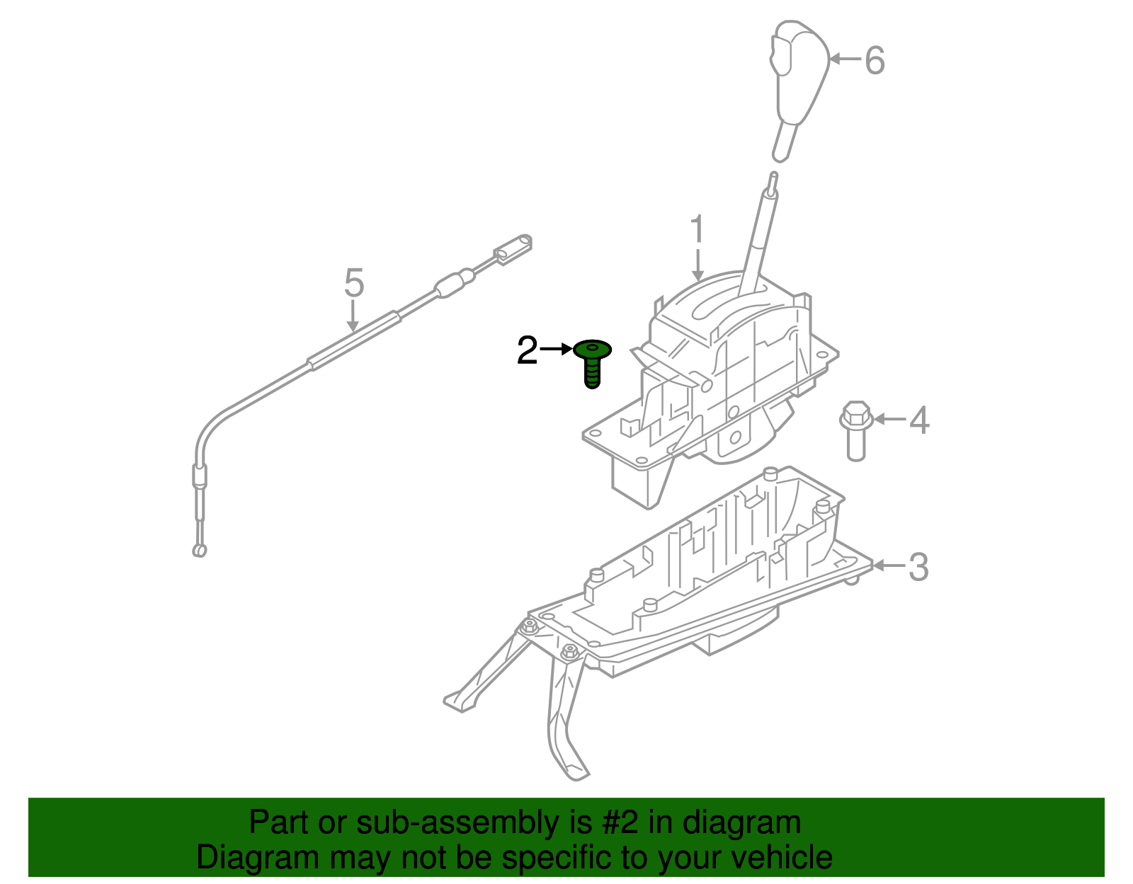 Shift Lever Bolt - Porsche (N-101-586-05)
