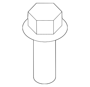 N0195307 - Body: Support Strut Bolt for Porsche Image