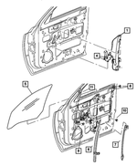 6035807 - Doors and Related Parts: Door Trim Nut for Chrysler: 300, 300M, Concorde, Sebring | Dodge: Challenger, Charger, Dakota, Intrepid, Magnum, Stratus | Jeep: Grand Cherokee | Ram: Dakota Image