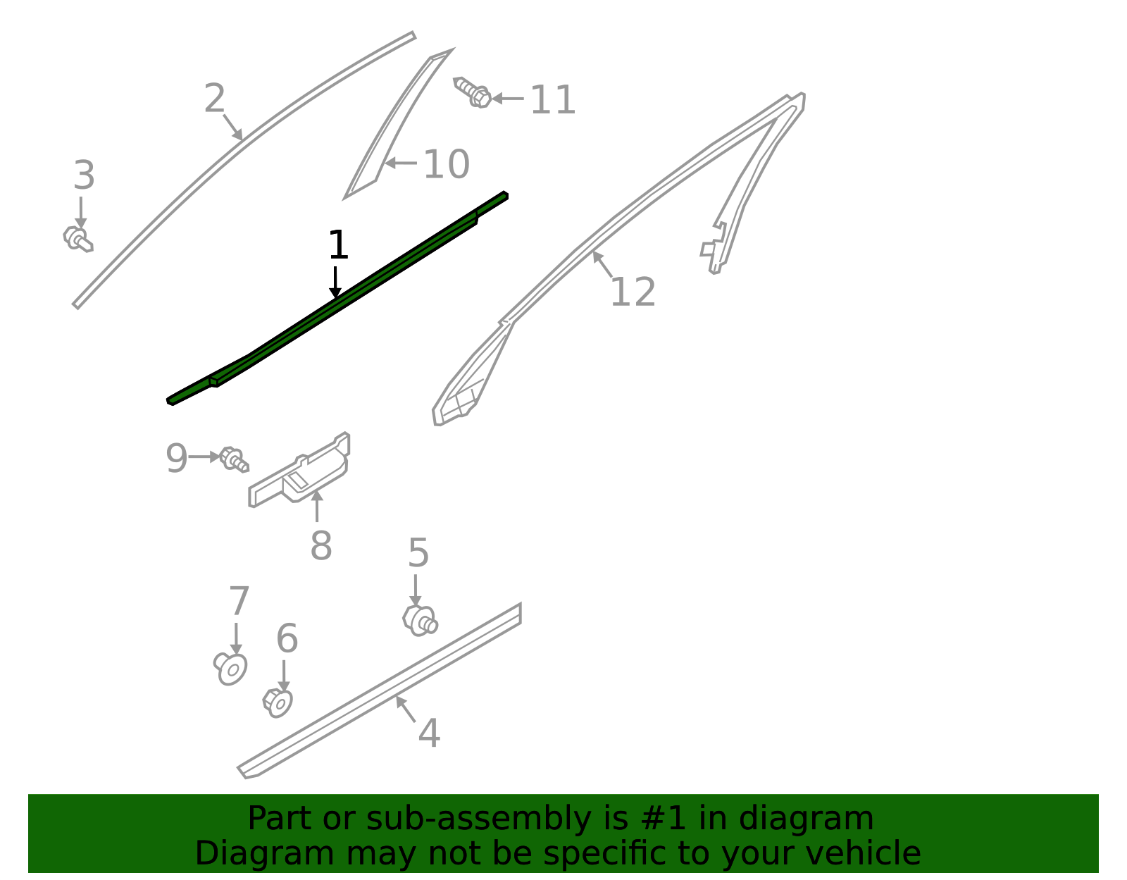 2019-2025 INFINITI Belt Molding 808205NA0A | Faulkner Infiniti of ...