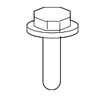 7146971298 - Electrical: Mount Bracket Bolt for Mini: Cooper, Cooper Clubman, Cooper Countryman, Countryman Image
