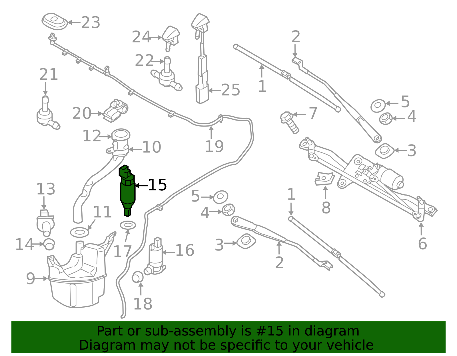 31349264 - High-Quality Windshield Washer Pump for 2014-2018 Volvo ...