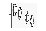 4200205 - : Disk Brake Pad for Mercedes-Benz Image