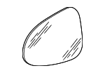 8V0857535F - Body: Mirror Glass for Audi Image