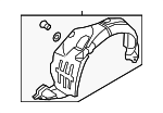 868123Q000 - Body: Fender Liner for Hyundai: Sonata Image