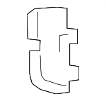 8W0807277 - Body: Bumper Cover Bracket for Audi Image