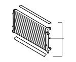 5K0121251AA - Cooling System: Radiator for Audi: A3, A3 Quattro, TT, TT Quattro, TTS Quattro Image