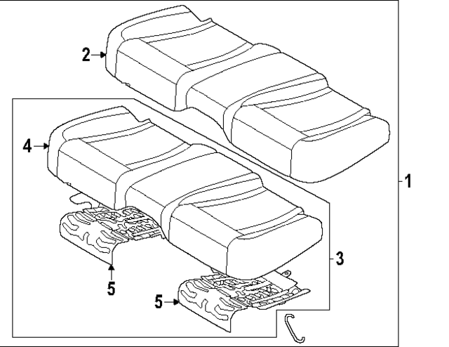 89160T4100PC5 - : Cushion Cover for Hyundai Image