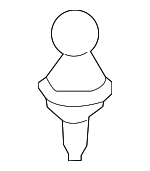 11127593207 - Engine: Engine Cover Ball Stud for BMW Image