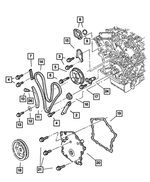4792802AA - : Timing Belt Cover for Mopar Image