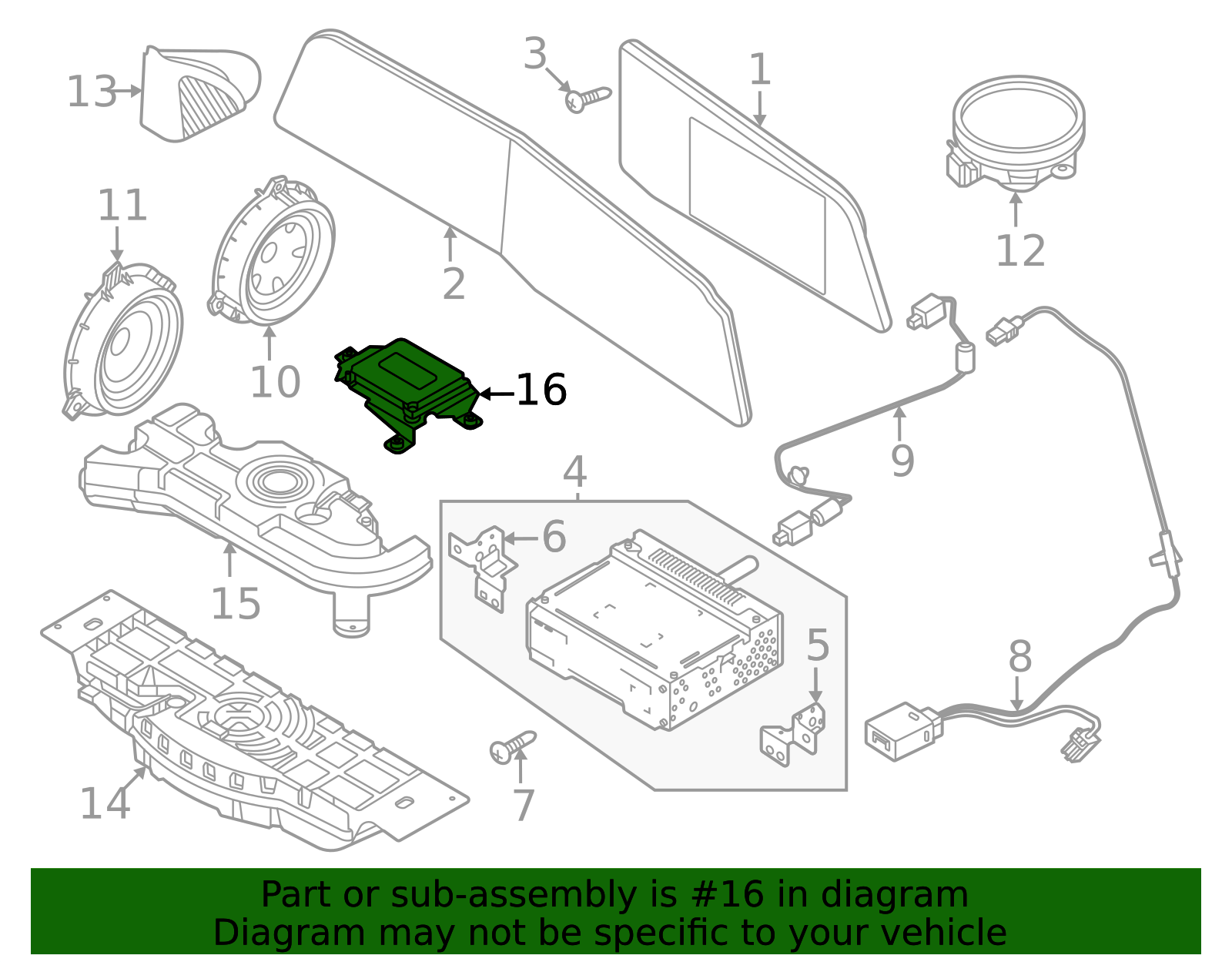 アンプ NIRO REFERENCE 2023-2025 Kia Niro Amplifier 96370-AT150 | OEM Parts Online