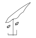 82420T1010 - : Movable Glass for Genesis: Electrified G80, G80 Image