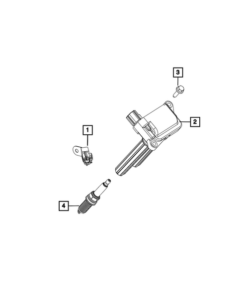 Ignition, Spark Plugs, Cables, Coils, and Glow Plugs for 2024 Dodge Durango #0