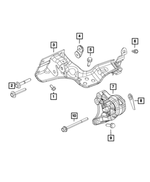 68496575AA - Engine: Engine Mount Bracket, Left Side for Ram: 1500 Image