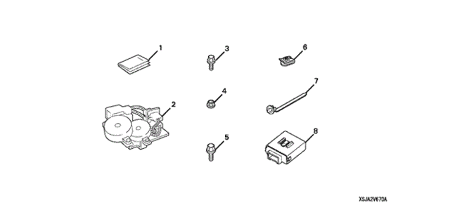 Back-UP Sensor Attachment (1) for 2007 Acura RL #0