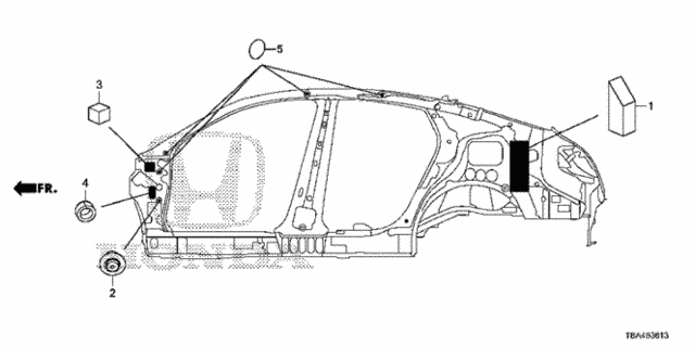 Grommet (Side) for 2016 Honda Civic #0