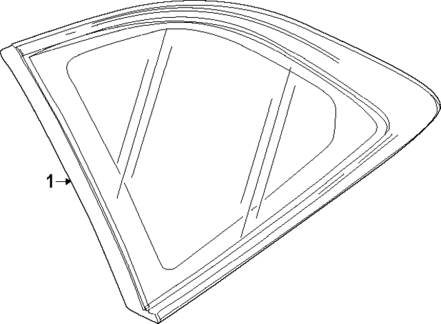 26471523 - : Quarter Glass for Buick: Enclave Image