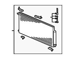 80110SCVA01 - : 2003-2005 Honda Element - Condenser for Honda: Element Image