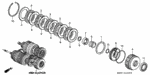 22539PAX003 - Transmission - Automatic: SPRING, CLUTCH DISK (F.C.C.) for Acura Image