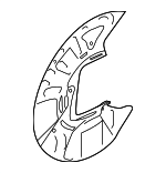 26290XC00A - Brakes: Splash Shield for Subaru Image