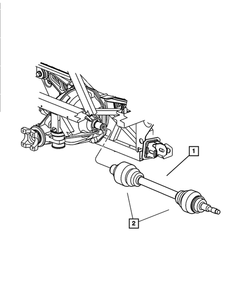 Rear Axle Shafts for 2004 Dodge Viper #0