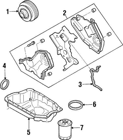 Engine Parts for 1995 Ford Probe #0