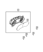 68632938AD - : Instrument Panel Cluster for Mopar Image