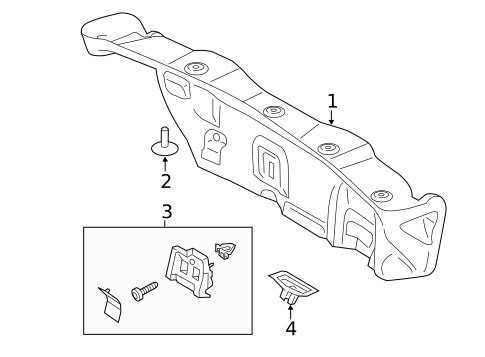 Interior Trim - Trunk for 2017 Ford Fusion #0