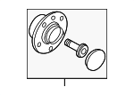 3G0598611A - Brakes: Bearing Assembly for Volkswagen Image