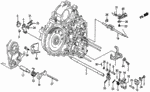 24111PC9000 - Transmission - Automatic: FORK, REVERSE SHIFT for Honda Image