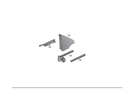 Rear-Side Window for 2018 Mercedes-Benz SLC300 #0