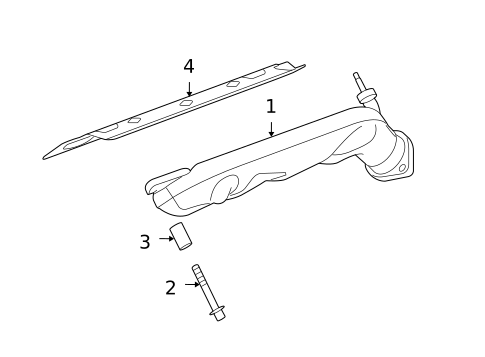 Exhaust Manifold for 2008 Land Rover Range Rover Sport #0